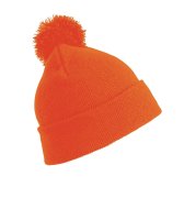 Oranje Muts Junior Pom Pom Beanie RC028J
